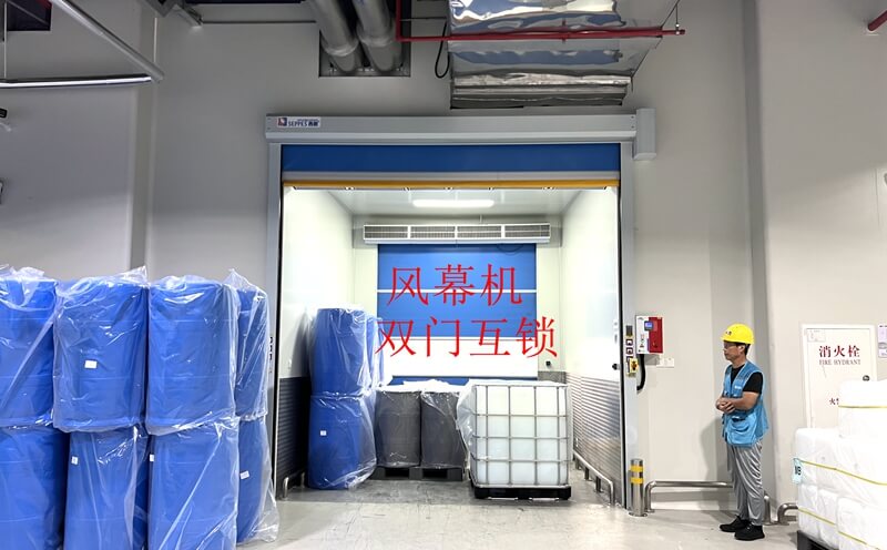 上海双门互锁密闭防尘快速卷帘门缩略图