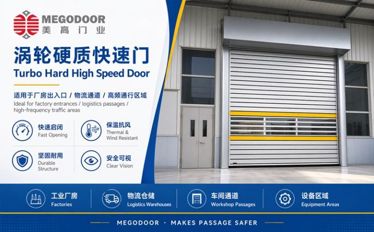 上海车间物流门怎么选？美高门业推荐涡轮硬质快速门缩略图